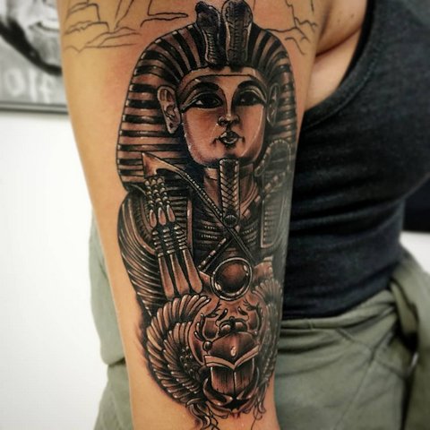 Египетские татуировки, богов, мумий, иероглифов, символов, кошек