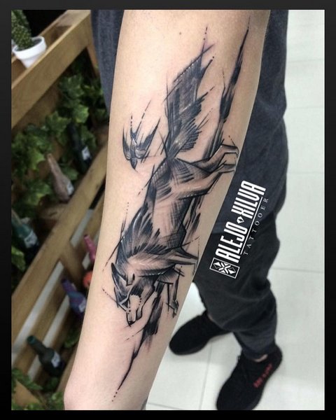 Что означает тату волк? Значение татуировки волк для мужчин и женщин: фото