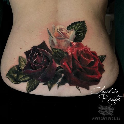 Татуировка Розы Разных Цветов