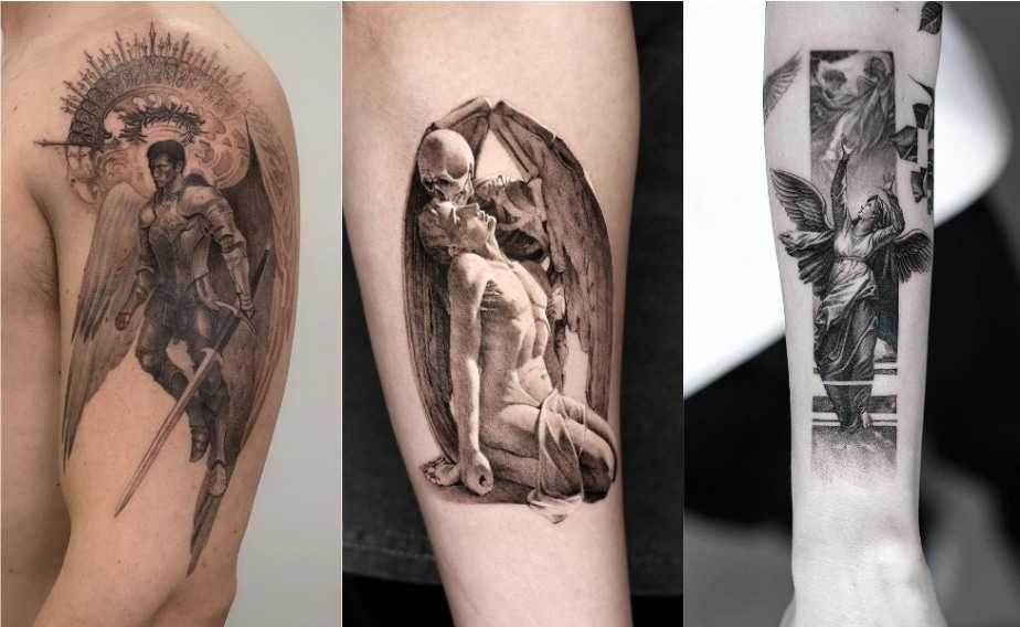 Angel tattoos