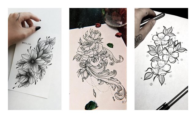 Тату на животе. Тату цветы для девушек. 100+ татуировок и эскизов на нашем сайте, заходи!