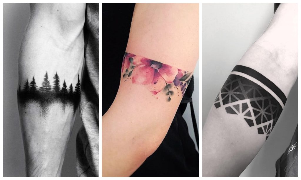 50 Фото Татуировка Браслет на Руке: цветы, узоры ...