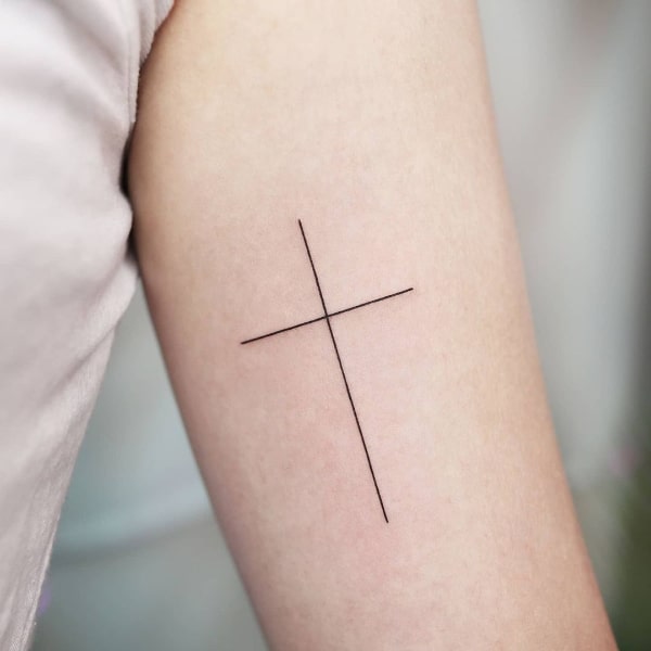 Татуировка Простой Крест