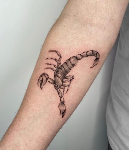 Простая Татуировка Скорпион